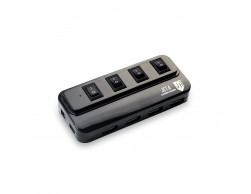 Контроллер HUB USB 2.0 Jet.A JA-UH15 4х портовый (с выключателями портов) черный, Пенза.