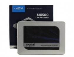 Твердотельный накопитель SSD 250Gb CRUCIAL 2.5'' (CT250MX500SSD1) MX500 (R560/W510) 3D TLC, Пенза.