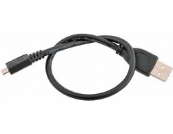 Кабель USB 2.0 для соед. 0.3м AM-MicroBM (5 Pin) Gembird PRO экран, черный, пакет [CCP-mUSB2-AMBM-0,3m], Пенза.