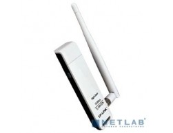Беспроводной адаптер TP-Link TL-WN722N (до 150Mbps, USB, 2.4 ГГц, высокого усиления, 802.11 B/G/N), Пенза.