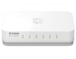 Коммутатор (Switch) D-Link DES-1005C/A1A (5 портов до 100 Мбит/с), Пенза.