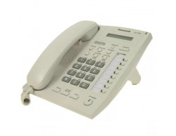 Системный телефон Panasonic KX-T7665RU (2-проводный, 8 программируемых кнопок линий, 20 мелодий звонка) белый, Пенза.
