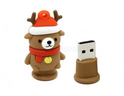 Флеш диск USB 2.0 Smartbuy 8GB NY Series Caribou (SB8GBCaribou) Медведь, Пенза.