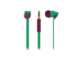 Наушники Smartbuy TECHNA SBE-7230 (20 Гц - 20 кГц, 16Ом, плоский кабель, кабель 1.2м) зеленый/пурпурный, Пенза.