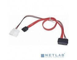 Кабель Gembird/Cablexpert Molex+SATA/MiniSATA, 6pin+7pin, (длина инт-50см, пит-30см) (CC-SATA-C3), Пенза.