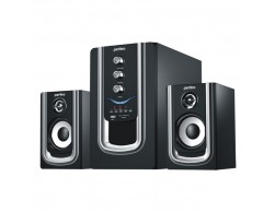 Колонки Perfeo колонки 2.1 ''Rivera'' PF-102-BT FM-тюнер, USB/SD, ПДУ, 20Вт+5х2Вт, чёрн-серебр, Пенза.