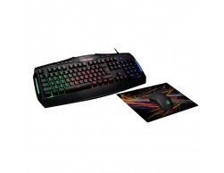 Игровой комплект клавиатура + мышь Jet.A Panteon GS270P (клавиатура с LED + мышь с LED + игровая поверхность) чёрная, Пенза.