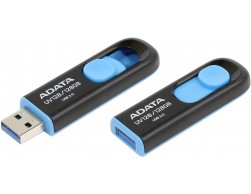 Флеш диск USB 3.0 A-DATA 128Gb Flash Drive UV128 (AUV128-128G-RBE) Black-Blue, Пенза.