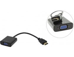 Переходник ORIENT HDMI(M) -≫ VGA(F) C050 (0.2 м) чёрный, Пенза.