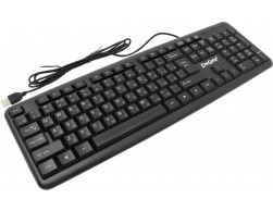Клавиатура Exegate LY-331 (USB, шнур 1,5м) EX263905RUS черная, Пенза.