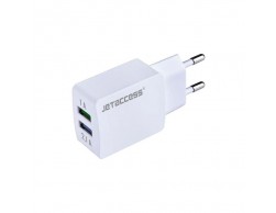 Зарядное устройство Jet.A UC-Z25 от сети 220В (2USB, 2.1А) белое, Пенза.