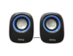 Колонки Dialog Colibri AC-06UP (2x3Вт, 200 Гц - 20 кГц, пластик, 3.5мм, USB) черно-белый, Пенза.