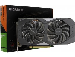 Видеокарта GIGABYTE GTX 1660 GV-N1660OC-6GD (6144Mb, 192 Bit, GDDR5, 1830/8000, HDMI, 3 X DP, PCI-Express) RTL, Пенза.