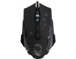 Манипулятор Мышь Defender Killer GM-170L (игровая, 3200 Dpi, 7 кнопок, USB) черный, Пенза.