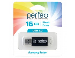 Флеш диск USB 2.0 Perfeo 16GB USB Drive E01 (PF-E01B016ES) Black, Пенза.