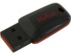 Флеш диск USB 2.0 Netac 64Gb U197 (NT03U197N-064G-20BK) Black, Пенза.