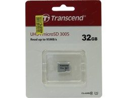 Карта памяти Micro SecureDigital 32GB Transcend (TS32GUSD300S) UHS-1 U1, Пенза.