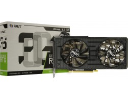 Видеокарта PALIT RTX3060 DUAL (12288Mb, 192 Bit, GDDR6, 1320/15000, 1 X HDMI, 3 DP, HDCP, PCI-Express) RTL, Пенза.