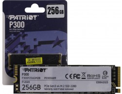 Твердотельный накопитель SSD 256Gb PATRIOT (P300P256GM28) M.2 P300 (R1700/W1100) QLC, Пенза.