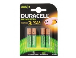 Аккумулятор Duracell HR03-4BL AAA NiMH 850mAh (4шт), Пенза.