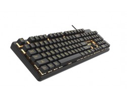 Клавиатура HIPER GK-4 CRUSADER (плунжерная, металл,19кл Anti-Ghosting, янтарная подсветка, USB) черная, Пенза.