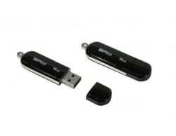 Флеш диск USB 2.0 Silicon Power USB Drive 16Gb, Luxmini 322 [SP016GBUF2322V1K], Black, Пенза.