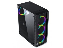 Корпус MidiTower POWERCASE (CMIXB-L4) Mistral X4 Mesh LED Tempered Glass ATX без БП, Пенза.