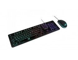Проводной игровой комплект клавиатура + мышь Dialog KMGK-1707U Gan-Kata (USB, с RGB подсветкой) черный, Пенза.