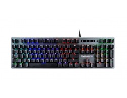 Клавиатура A4Tech Bloody B3590R (механическая, влагоустойчивая, RGB подсветка, USB) черно-серый, Пенза.