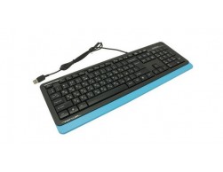 Клавиатура A-4Tech Fstyler FK10 (104 клавиши, USB) синяя, Пенза.