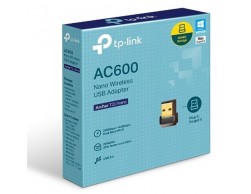 Беспроводной адаптер TP-Link Archer T2U Nano AC600 (до 433Mbps, USB, 2.4/5 ГГц, 802.11 B/G/N/Ac), Пенза.