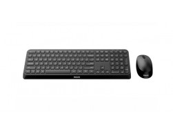 Беспроводной комплект клавиатура + мышь Philips SPT6307B (USB) чёрный, Пенза.