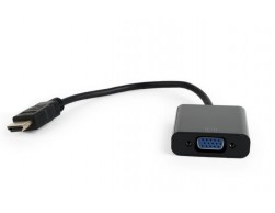 Переходник Bion HDMI-≫VGA 19M/15F, длина кабеля 15см [BXP-A-HDMI-VGA-04], Пенза.