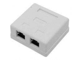 Розетка RJ-45 кат. 5е, двойная, Bion (BXP-ENS-C5E-2P-1), Пенза.