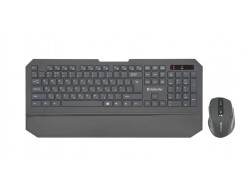 Беспроводной комплект клавиатура + мышь DEFENDER Berkeley C-925 Nano B, черный, USB, Пенза.