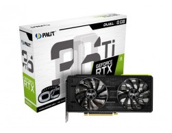 Видеокарта PALIT RTX3060Ti DUAL OC V1 (8192Mb, 256 Bit, GDDR6, 1695/14000, HDMI X 1, DP X 3, PCI-Express) RTL, Пенза.