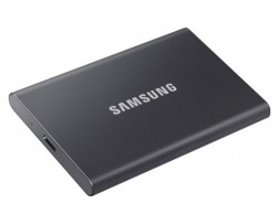 Внешний SSD 500GB Samsung T7 Touch (MU-PC500T/WW) (USB 3.2, 1000/1050MBs, 85х57х8мм) черый, Пенза.