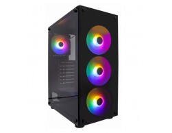 Корпус MidiTower 1STPLAYER (V3-B-4F1) FIRE DANCING V3-B ATX 4x120mm LED, Пенза.