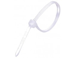 Стяжка (хомут) NEOMAX [NM-TIE-25-150-6-WH] 150х2,5 мм, 100шт., цвет белый, Пенза.