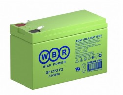 Батарея аккумуляторная WBR GP1272 (28W) (12V 7.2Ah), Пенза.