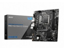 Мат.плата MSI PRO H610M-G RTL (S1700, H610, 2xDDR4, PCI-E x16, 1 X M2, D-SUB, DP, HDMI, MATX), Пенза.