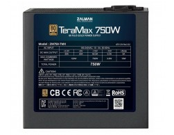 Блок питания 750W ZALMAN (ZM750-TMX) (ATX, V.2.31, APFC, 80+ GOLD, 120mm Fan, Cabel Management) RTL, Пенза.