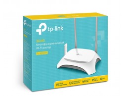 Маршрутизатор TP-Link TL-WR842N (до 300Мбит/с, 4 порта 100 Мбит/с, 2 фиксированные антенны 5 DBi, 2,4 ГГц, USB 3G/4G, 802.11 B/G/N ), Пенза.