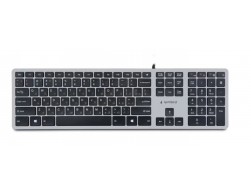 Клавиатура Gembird KB-8420 (ножничный механизм, клавиши управления громкостью, 104 клавиши, USB), Пенза.