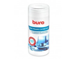 Салфетки Buro BU-Tscreen, 100 шт для экранов мониторов/плазменных/ЖК телевизоров/ноутбуков туба 100шт влажных, Пенза.