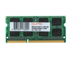 Память DDR3 8GB SO-DIMM 1600MHz (QUM3S-8G1600C11L) QUMO, 1.35V, Пенза.