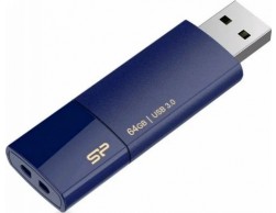 Флеш диск USB 3.0 Silicon Power 64Gb Blaze B05 (SP064GBUF3B05V1D) синий, Пенза.