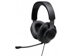 Наушники JBL Quantum 100 (JBLQUANTUM100BLK) (20 Гц - 20 кГц, 32 Ом, 1x3.5 мм, кабель 1.2 м) черный, Пенза.