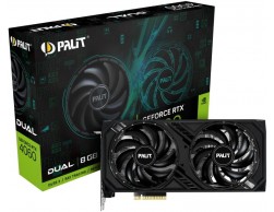 Видеокарта PALIT RTX4060 DUAL (8192Mb, 128 Bit, GDDR6, 1830/17000, 1 X HDMI, 3 DP, HDCP, PCI-Express) RTL, Пенза.