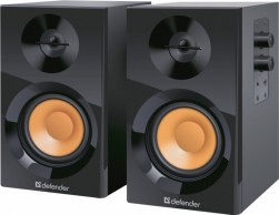Колонки Defender AURORA S12 (2x6Вт, 100 Гц - 20 кГц, дерево) черный, Пенза.